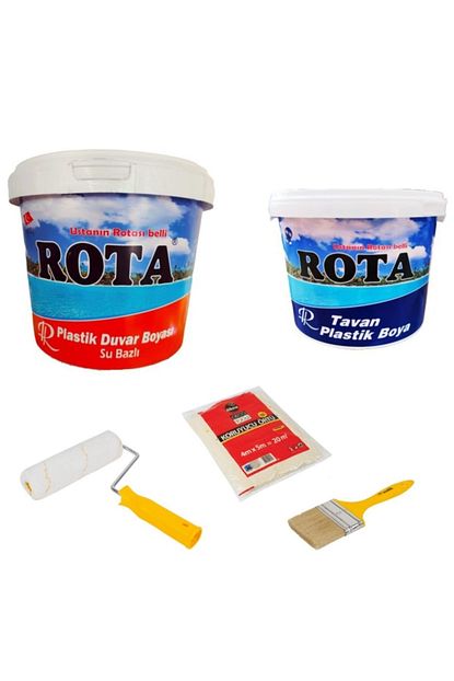 Rota Plastik Ic Cephe Duvar Boyasi 20kg Tavan 10kg Boya Seti Renk Guz Trendyol