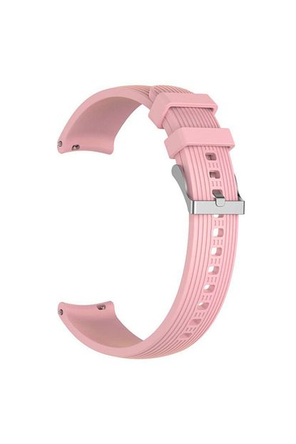 Kny Samsung Galaxy Watch Active 2 20mm Icin Cizgili Silikon Kayis Kordon Trendyol