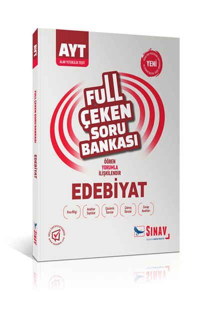 Sinav Yayinlari Sinav Ayt Edebiyat Full Ceken Soru Bankasi Trendyol
