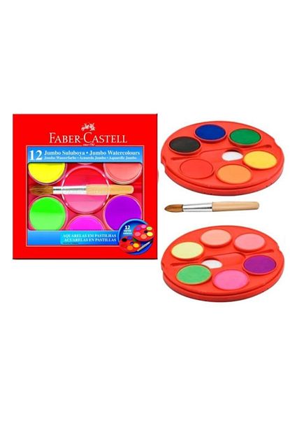 Faber Castell 12 Li Jumbo Sulu Boya Trendyol