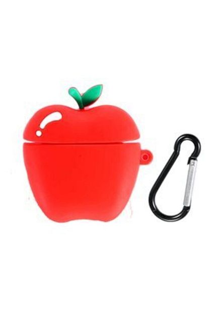 Air Kirmizi Elma Temali Airpod Kilif Hd84 Trendyol