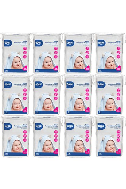 Wee Bebek Temizleme Pamugu 60 Li 12 Paket 720 Kullanim Trendyol