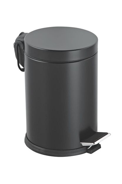 Lider 7114 Pedallı ÇÖP KOVASI 5 LT. PASLANMAZ 430 SİYAH 