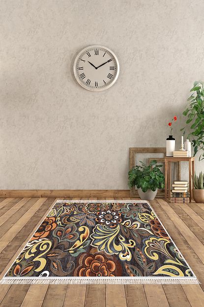 Dekoreko Ipek Hali Dijital Sacakli 1843 Desen 1 80 X 120 Trendyol