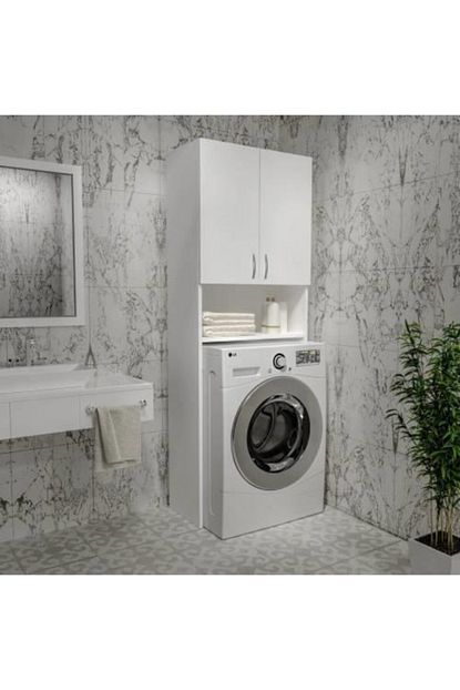 Kenzlife Kenzlux Camasir Makinesi Dolabi Sinem Byz Banyo Komple Mdf Ozel Kalite Trendyol