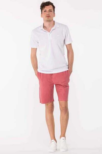 Slazenger Erkek Bordo Sort Bermuda Terry St19se001 Trendyol