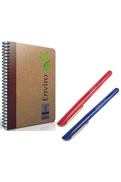 Han Collection Canta Ici A6 Defter Kirmiz Mavi Imza Kalemi Set Trendyol