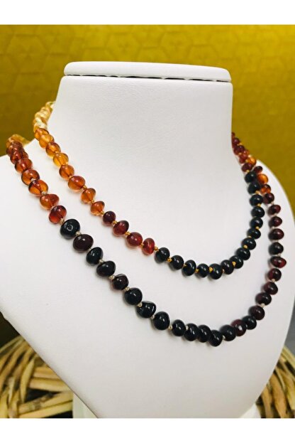 Nissbebe Sertifikali Orijinal Kehribar Anne Bebek Kolye Set Anne Kolye 45 Cm Bebek Kolye 33 Cm Trendyol