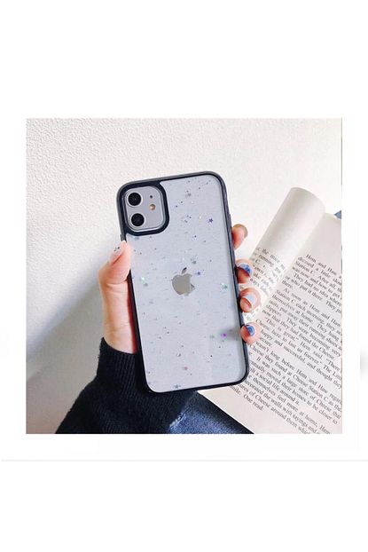 Kilifsiparis Iphone 11 Kenari Siyah Renkli Simli Darbe Onleyici Silikon Kilif Trendyol