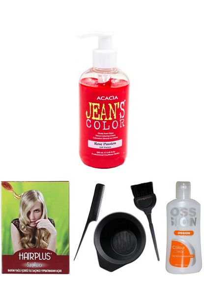 Acacia Sac Boyasi Gul Kurusu 250ml Sac Acici Boya Silici Ve Fluweel Boya Kabi Seti Trendyol