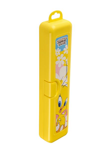 tweety lisansli dis fircasi saklama kabi cok amacli kutusu 2 li set