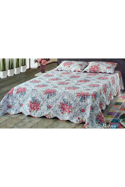 Miabella Home Lotus Tek Kisilik Yastikli Yatak Ortusu Trendyol