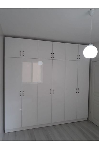 Turem Mobilya 6 Kapili Ustu Dolap Gardrop Tamami Mdf Trendyol
