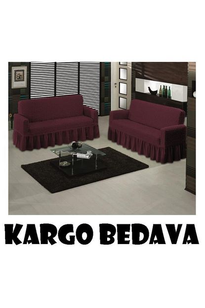 Altin Kelebek Koltuk Ortusu Burumcuk Pamuklu 3 3 Bordo Trendyol