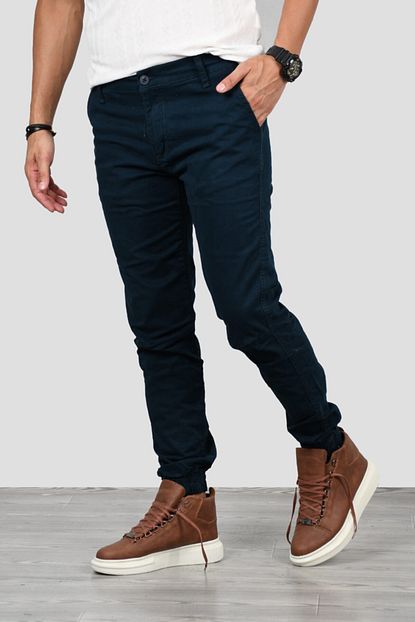 Diandor Slim Fit Erkek Keten Pantolon 3003 Petrol Mavisi Oil Fiyati