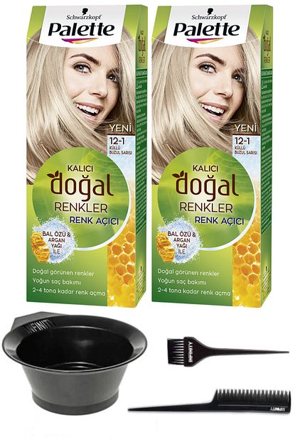 Schwarzkopf Hair Mascara 2 Li Palette Naturel 12 1 Sari Sandre Sac Boyasi Ve Sac Boyama Seti 8681655548644 Fiyati Yorumlari Trendyol