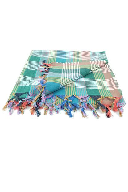 Shome Karisik Renkli Cok Amacli Sofra Bezi Masa Ortusu 200x200 Cm Trendyol