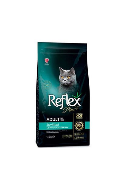 Reflex Plus Somonlu Kisirlastirilmis Kedi Mamasi 1 5 Kg Trendyol