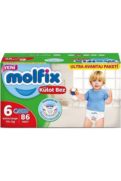 Molfix Pants Kulot Bez 6 Numara 86 Adet Trendyol