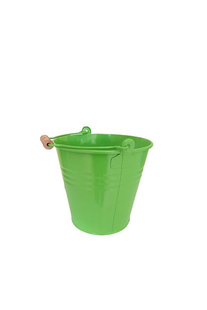 metal kova 5 5 litre sapli kova su kovasi renkli dekoratif kova
