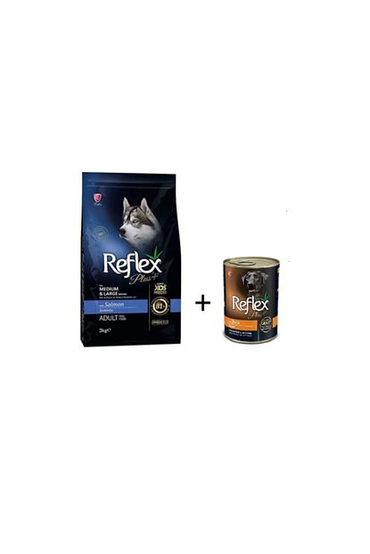 Reflex Plus Somonlu 3 Kg Orta Irk Yetiskin Kopek Mamasi Konserve Trendyol