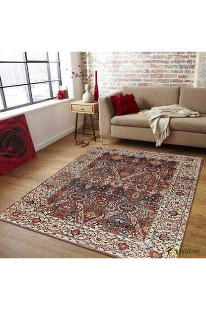 Kasmir Hali Kasmir Yolluk Hali 96x300 7 24 0229 05 Bordo Trendyol