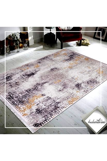Post Hali Post Yolluk Hali 100x200 Vincent 8314a N4016 Sari Trendyol