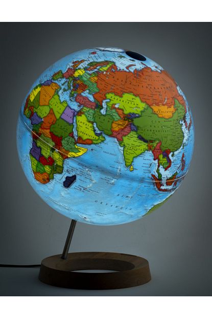 Gurbuz Yayinlari Isikli Mavi Design Harita Dunya Kuresi 33 Cm Gurbuz Trendyol