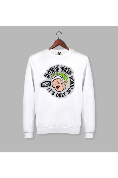 Darkia Temel Reis Baskili Uzun Kollu Sweat Sweatshirt Trendyol