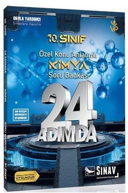 Sinav Dergisi Yayinlari 10 Sinif Kimya 24 Adimda Ozel Konu Anlatimli Soru Bankasi Trendyol