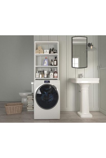 Kenzlife Camasir Makinesi Dolabi Lida Byz 180 066 20 Banyo Komple Mdf Trendyol