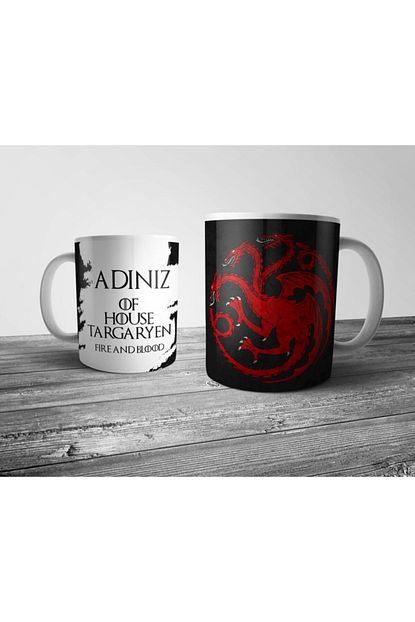 Pixxa Game Of Thrones Ve House Targaryen Kupa Bardak Trendyol