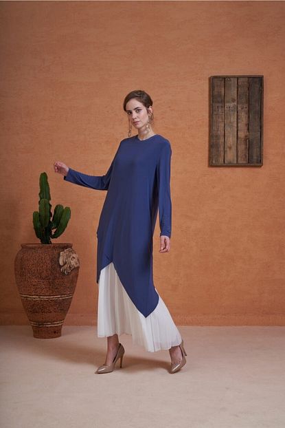 Ceremony Ihya Giyim Sandy Ici Sifon Anvelop Elbise Trendyol