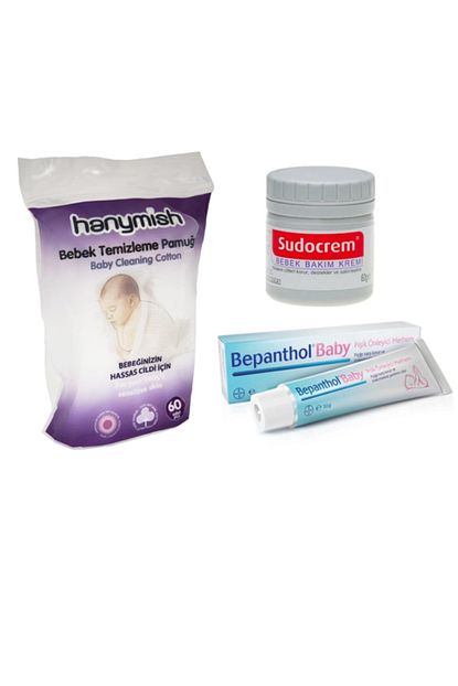 Sudocrem Avantajli Bebek Bakim Seti Temizleme Pamugu 60 Li 60 Gr Bepanthol 30 Gr Trendyol