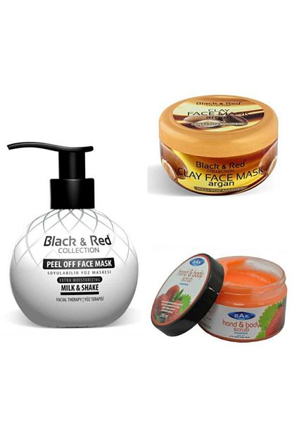 Black Red Black Red Yuz Maskesi Milkshake Kil Maske Argan 400 G Bak Hand Body Scrub Cilek Fiyati Yorumlari Trendyol