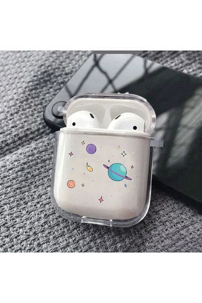 mooodcase beyaz silikonlu gezegen desenli airpods kilifi fiyati yorumlari trendyol