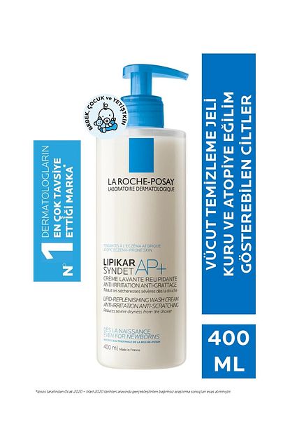 La Roche Posay Lipikar Syndet Ap Yikama Jeli Atopiye Egilim