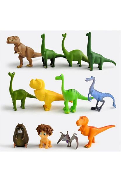 Dinozorlar Iyi Bir Dinozor 12 Adet Oyuncak Et Figur Poppa Ramsey Butch Nash Trendyol