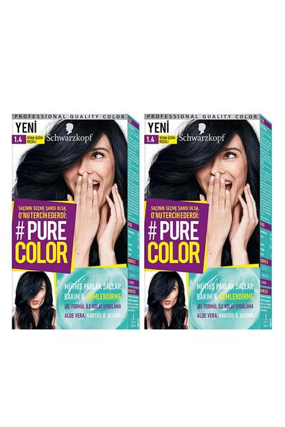 Schwarzkopf Hair Mascara Pure Color 1 4 Siyah Uzum Receli X2 Trendyol