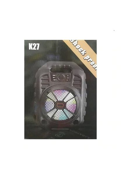 Dr Shock Yuksek Ses Shock Proof K27 Usb Fm Am Bluetooth Hoparlor Ses Bombasi Siyah Trendyol