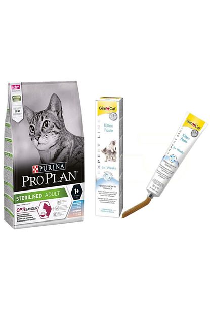 Proplan Sterilised Balikli Kedi Mamasi 1 5 Kg Gimcat Kitten Paste 50 Gr Original Trendyol