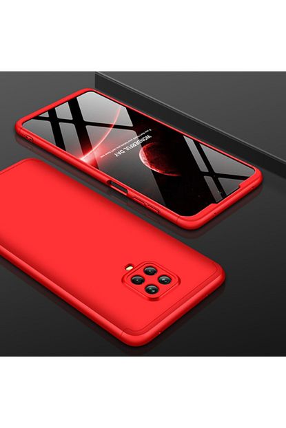 Aksesuarlab Xiaomi Redmi Note 9s Kilif 360 Tam Koruma Kilif 360 Derece Tam Koruma Kirmizi Trendyol