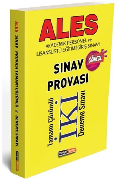 Kariyer Meslek Yayincilik Kariyer Meslek Ales Sinav Provasi Tamami Cozumlu 2 Deneme Sinavi Trendyol