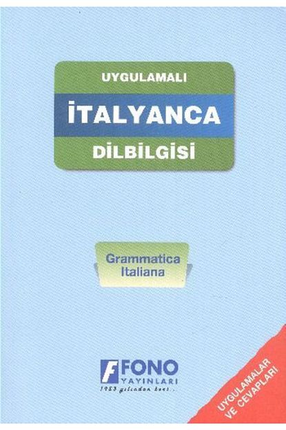Fono Yayinlari Italyanca Dilbilgisi Trendyol