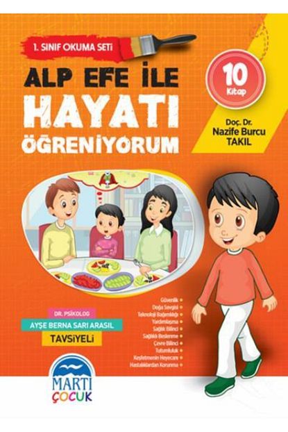 Marti Yayinlari Marti 1 Sinif Alp Efe Ile Hayati Ogreniyorum Okuma Seti 10 Kitap Trendyol