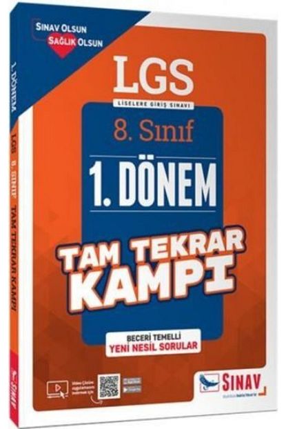 Sinav Dergisi Yayinlari Sinav 8 Sinif Lgs 1 Donem Cozumlu Tam Tekrar Kampi Yeni Trendyol