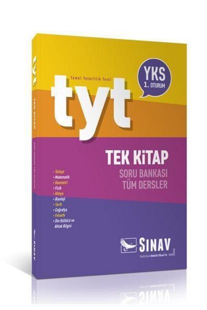 Sinav Dergisi Yayinlari Sinav Yks Tyt Tum Dersler Tek Kitap Soru Bankasi 1 Oturum Trendyol