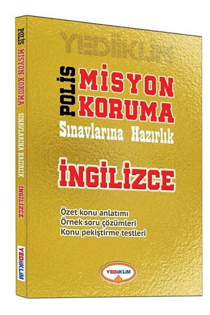 Yediiklim Yayinlari Polis Misyon Koruma Sinavlarina Hazirlik Ingilizce Trendyol