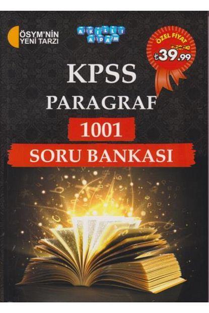 Akilli Adam Yayinlari Kpss Paragraf 1001 Soru Bankasi Trendyol