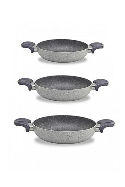 Gulsan Damla Granit 6 Parca Sahan Seti 18 20 22cm Dmlgys6p Trendyol
